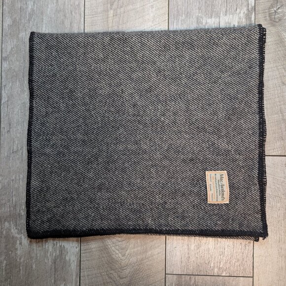 Rare MacAusland’s Woollen Mills Vintage Wool Herringbone Heritage Shawl / Throw - Picture 10 of 11